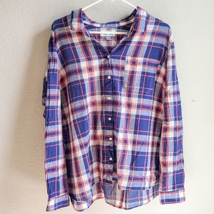 Old Navy Classic Plaid Button Down Shirt